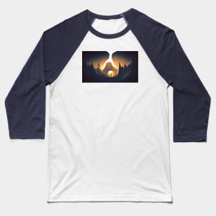 Dog Walk Baseball T-Shirt